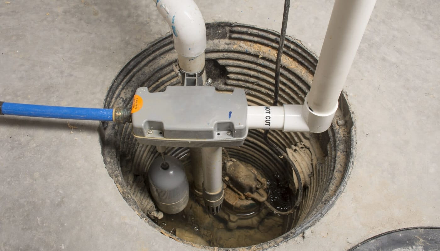 Sump Pump In A Basement Sump Pump In A Basement